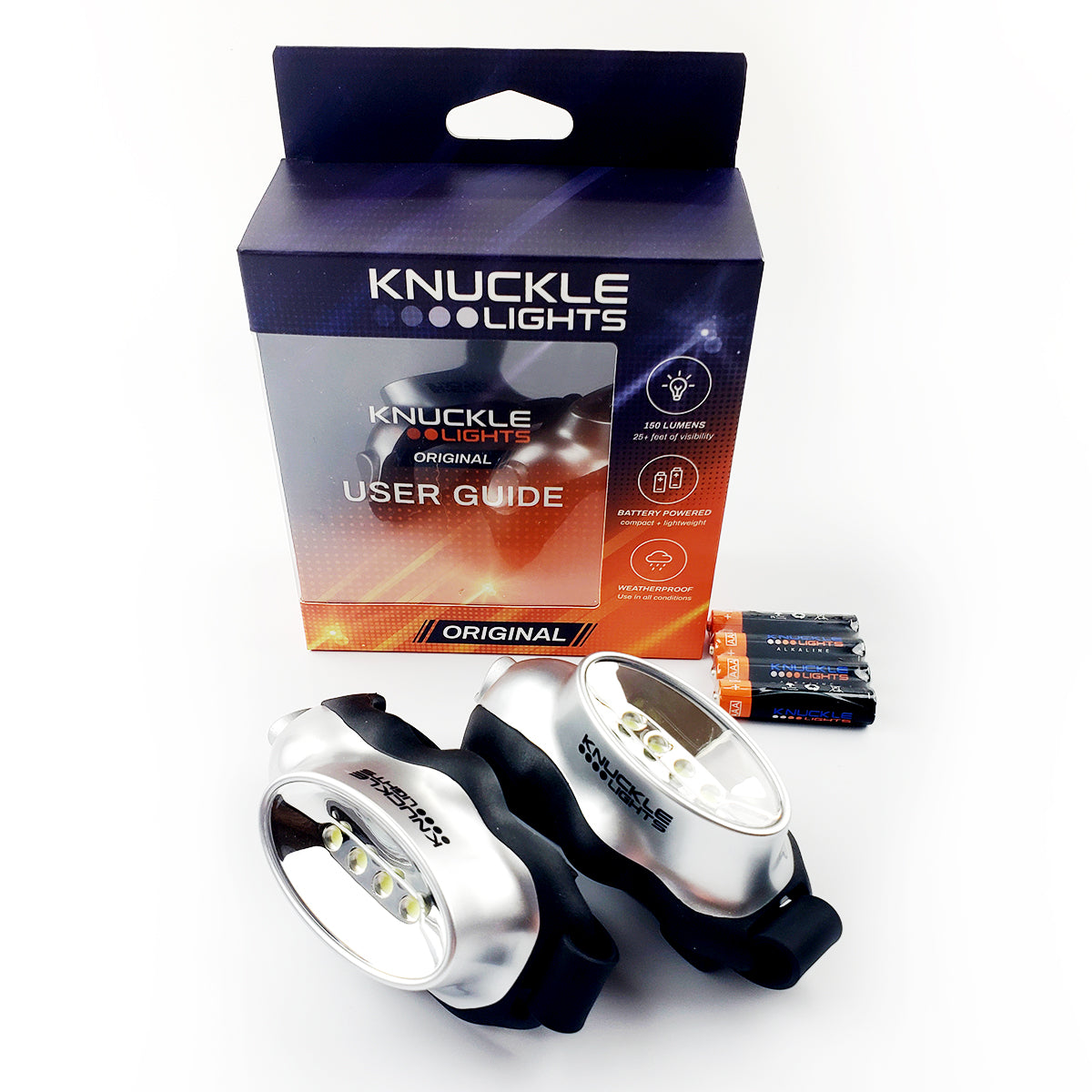 Knuckle Lights Original + FREE Safety Gear Bundle