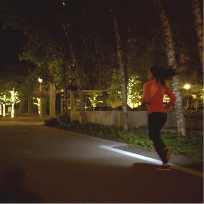walking lights for safety and runner lights for night are critically important for visibility. Having a light for running at night, reflective lights for running, or other running light gear will help you see and be seen led running lights