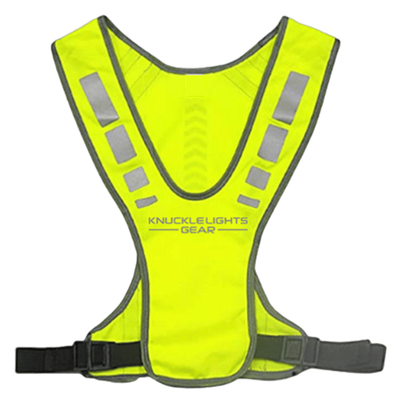 High Visibility Reflective Safety Vest - Knuckle Lights