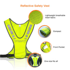 High Visibility Reflective Safety Vest *SALE* - Knuckle Lights