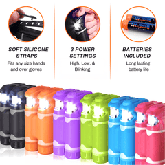 Knuckle Lights COLORS + FREE Safety Gear Bundle - Knuckle Lights