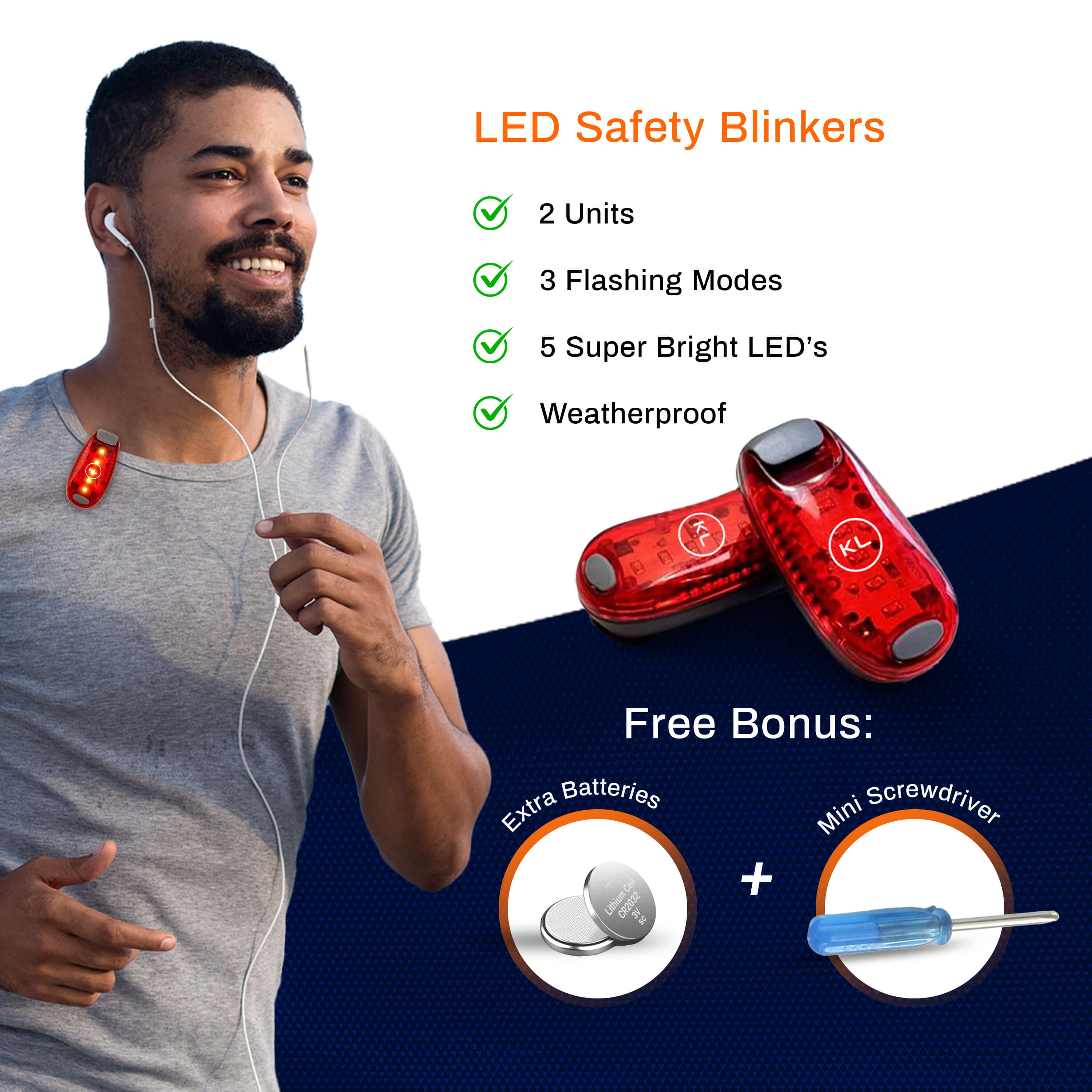 Knuckle Lights Safety Gear Bundle