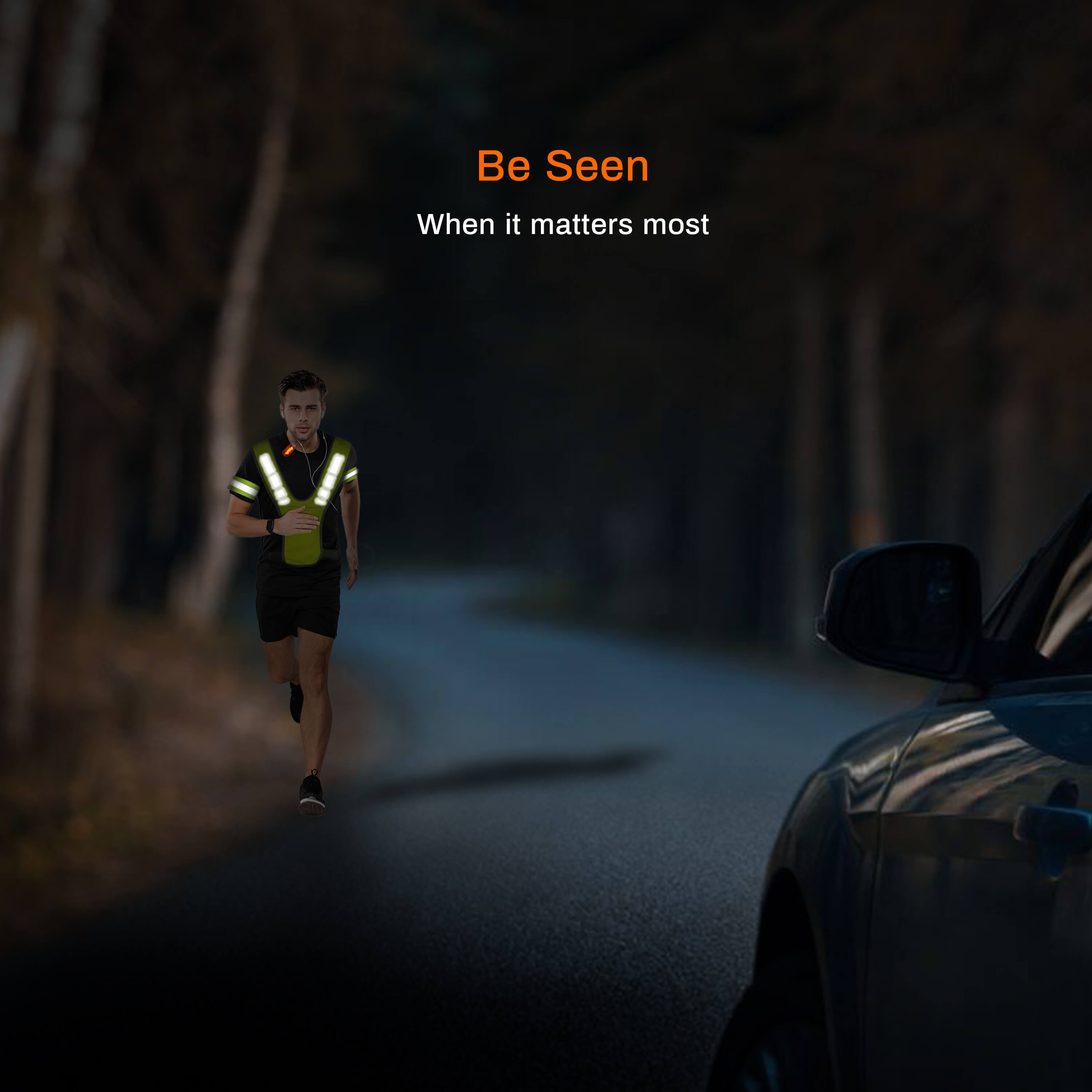 Nighttime Running Safety Gear Technology
